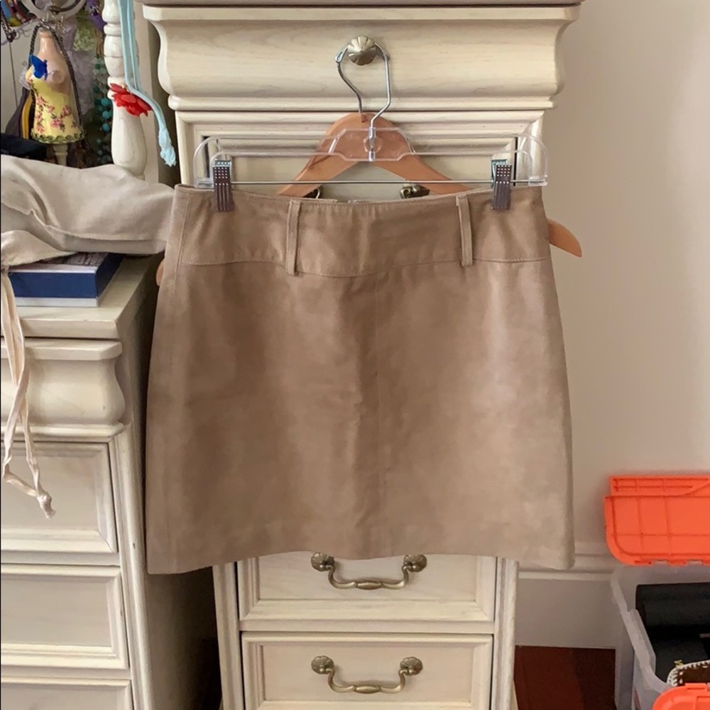 Suede skirt by Inc